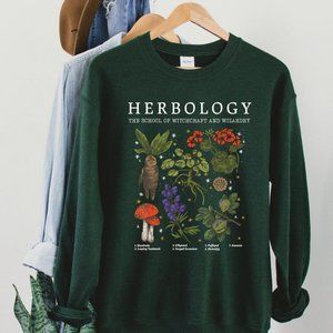 Herbology Plants Crewneck Sweatshirt, Herbology Sweatshirt